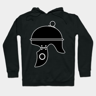 Republican Roman Helmet (Black) Hoodie